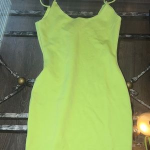 Fashion Nova pastel green dress